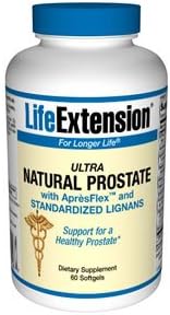 Ultra Natural Prostate with Apresflex and Standardized Lignans, 60 Softgels