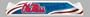 Outdoor Umbrella Serving Tray / Table Side Print: Ole Miss Rebels