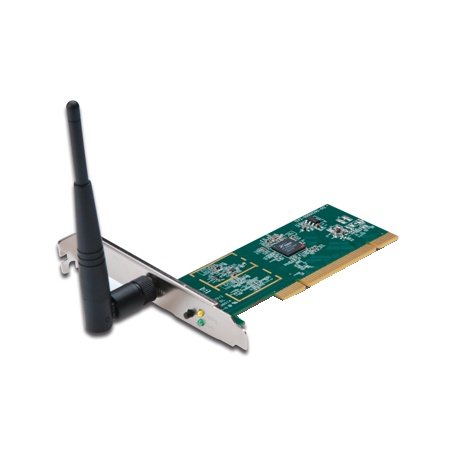 DIGITUS WLAN PCI Karte 300MBit 802.11n 64/128-BIT WEP WPA WPA2 IEEE802.11g/B kompatibel mi Preisvergleich