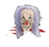 Evil Clown Mask for Scary Horror Halloween Costume
