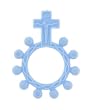 Finger Ring Rosary - Blue - MADE IN ITALY Finger Ring Rosary - Blue - MADE IN ITALY