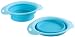 Popware for Pets Expandable/Collapsible Pet Bowl, Medium, Turquoise