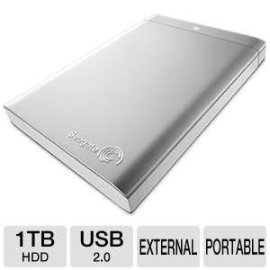 Seagate Backup Plus 1 TB USB 2.0 Portable External Hard Drive for Mac STBW1000100