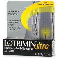 Lotrimin Ultra Antifungal Jock Itch Cream (Butenafine Hydrochloride Cream 1%) .42 oz (12 g)