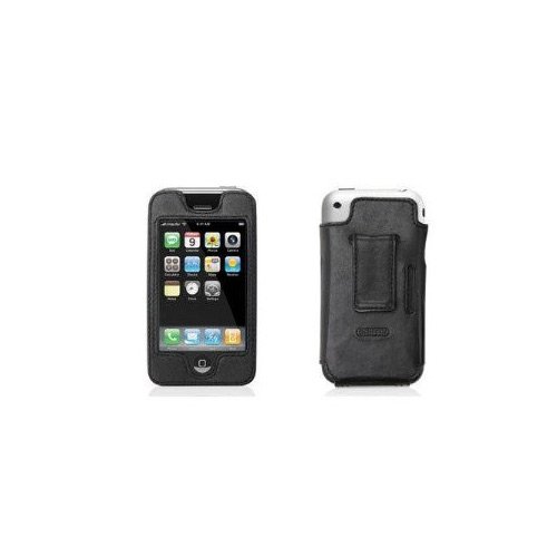 Griffin Elan Sleeve for iPhone - Leather - Black