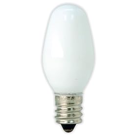 GE Lamps 20573 4-Watt Night Light, White C7 4CD, 4-Pack