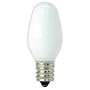 GE Lamps 20573 4-Watt Night Light, White C7 4CD, 4-Pack