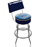 NHL St. Louis Blues Padded Bar Stool with Back
