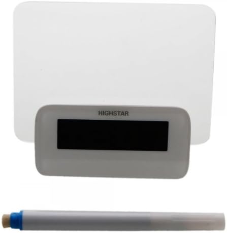 Fluorescent Message Board Blue LED Digital Alarm Clock Calendar