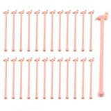 Pink Flamingo Cocktail Stirrers-Set of 24