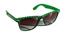 Blues Brothers Wayfarer Green Checker Sun Glasses w/ Micro Case