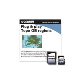 Garmin TOPO Great Britain Southern England & Wales Map (microSD/SD Card)