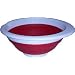 Progressive International 5 Quart Collapsible Bowl,  Red and White