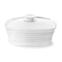 Sophie Conran by Portmeirion 6-Inch-by-4-3/4-Inch Covered Butter Dish, White