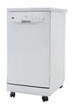 SPT 18-Inch Portable Dishwasher, White