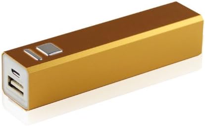 Pengaz 2600mAh USB External Battery Charger for iPhone 6 6+ 5 5s 5c, Samsung, HTC Power Bank (Gold)