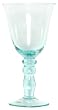 Egyptian Recycled Glass Large Wine Glass 8"H 10oz Set / 6
