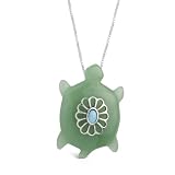 Green Aventurine Turtle Pendant