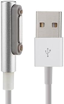 DigitalCont Magnetic Charging Cable 1M Charger Adaptor for SONY Xperia Z1 Z2 Z3 1A Output (Grey)