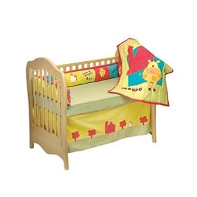 Sozo Barn Yard 4 Piece Crib Set