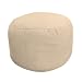 Soft Suede Luxe Bean Bag Bigfoot Footstool, Fawn