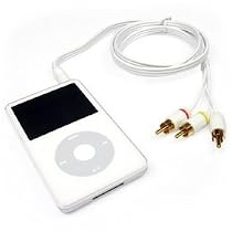 Macally Audio and Video Cable for iPod classic 4G, 5G, 5.5G (White)