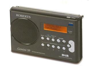 Childrens Toyshop  Electronics : Roberts Radio Gemini RD-59 Black DAB/FM RDS Digital Radio
