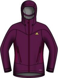 ADIDAS Softshelljacke Damen, brombeer, 38