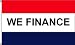 3 x 5 Feet WE FINANCE Red-White-Blue Nylon - indoor Message Flags Made in US.