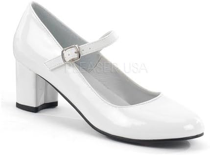 School Girl (9, white patent) [Apparel]
