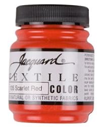 Jacquard 2.25oz #105 Jtc-scarlet Red Textile Colors