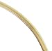 Womens 6mm Omega Necklace - 18 Inches Crafted in Solid Yellow Gold