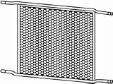 M-D Building Products Satin Door Grill 19X36 33340