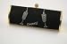 Gold Clutch Bags Cheers Clutch Bag /Black And Gold/ Womens Bag/ New
