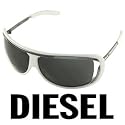 DIESEL 0026 Sunglasses - White/Silver (OD4A)