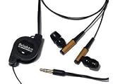 BRIGHTON NET In Ear Reel Headphones Fit ゴールド