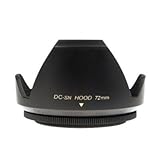 Mennon DC-sn 72 Improved Screw Mount 72mm Flower Lens Hood with Cap for Son ....