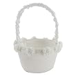 Ivory Flower Basket