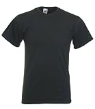 V-Neck plain blank short sleeve t-shirt Light Graphite Grey Medium (38 - 40 inch chest)