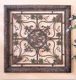 Grape Square Rustic Metal Wall Decor Sculpture 39