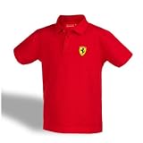 Ferrari Kids Red Shield Polo
