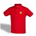 Apparel : Ferrari Kids Red Shield Polo