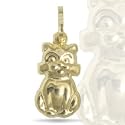 Jewelco London 9ct Yellow gold Cat Charm ( 0.6g )
