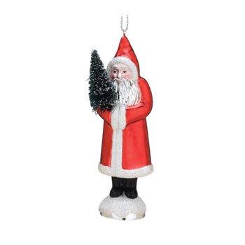 Reed and Barton Vintage Santa Christmas Ornament