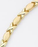 14k Gold Hugs-n-Kisses Bracelet