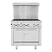 Empura 36" Stainless Steel Commercial Gas Range with Oven, 6 Burners, 211,000 BTU