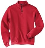 Port Authority - Flatback Rib 1/4 Zip Pullover True Red-XL