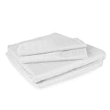 Perthshire Windowpane 320 Thread Count 100% Egyptian Cotton Sateen Single Ply Sheet Set