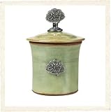 Tin Woodsman Pistachio Garlic Pot - Dragonfly