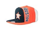 MLB Men's Houston Astros Sidewinder Snapback Cap (Navy/Orange, Adjustable)